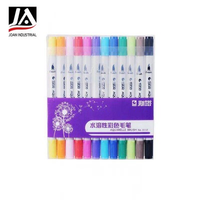 Flexible art Brushes Fineliner Dual Twin Tip Brush Marker Pen  Set